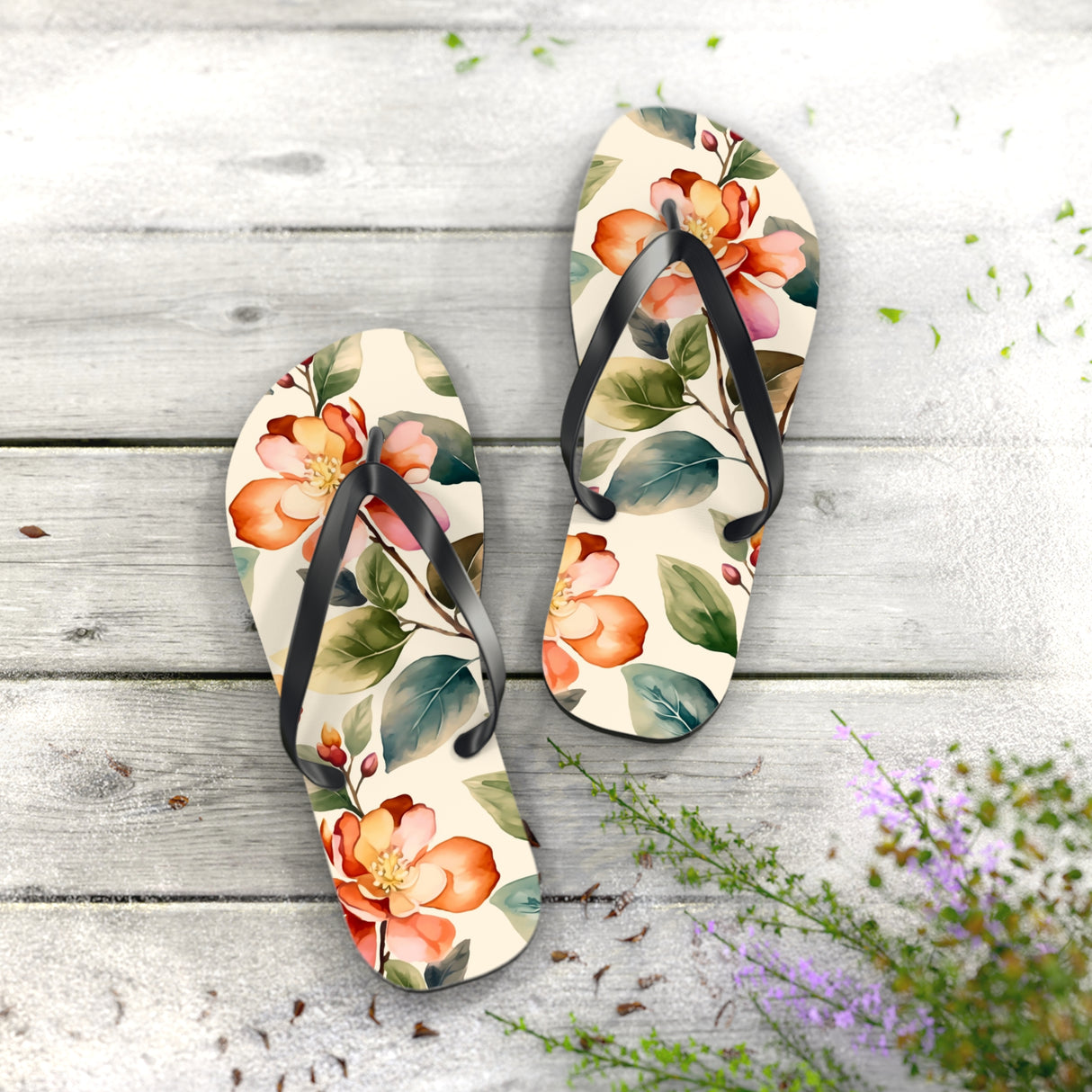 STUBBIE Flip Flops - Flower Power STUBBIE