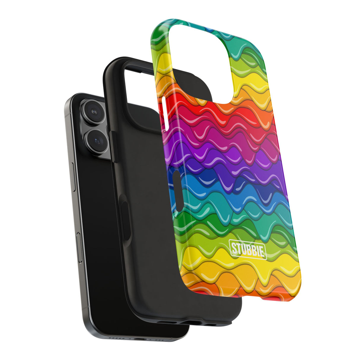 STUBBIE Phone Case for Apple iPhone - Rainbow Cake Phone Case