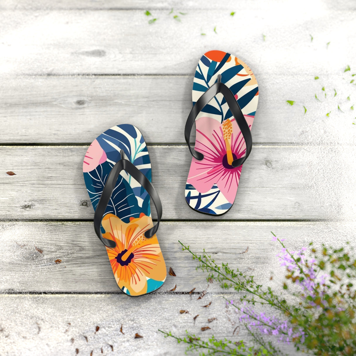 STUBBIE Flip Flops - Jungle Fauna STUBBIE