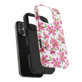 STUBBIE Phone Case for Apple iPhone - Pink Lily Flower Phone Case
