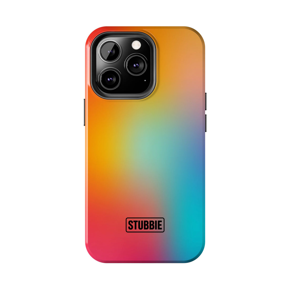 STUBBIE Phone Case for Apple iPhone - Rainbow Blue Stubbie