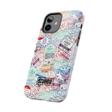 STUBBIE Phone Case for Apple iPhone - Travel Stamp Stubbie