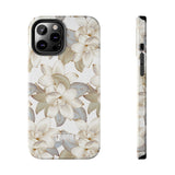 STUBBIE Phone Case for Apple iPhone - White Flowers Phone Case