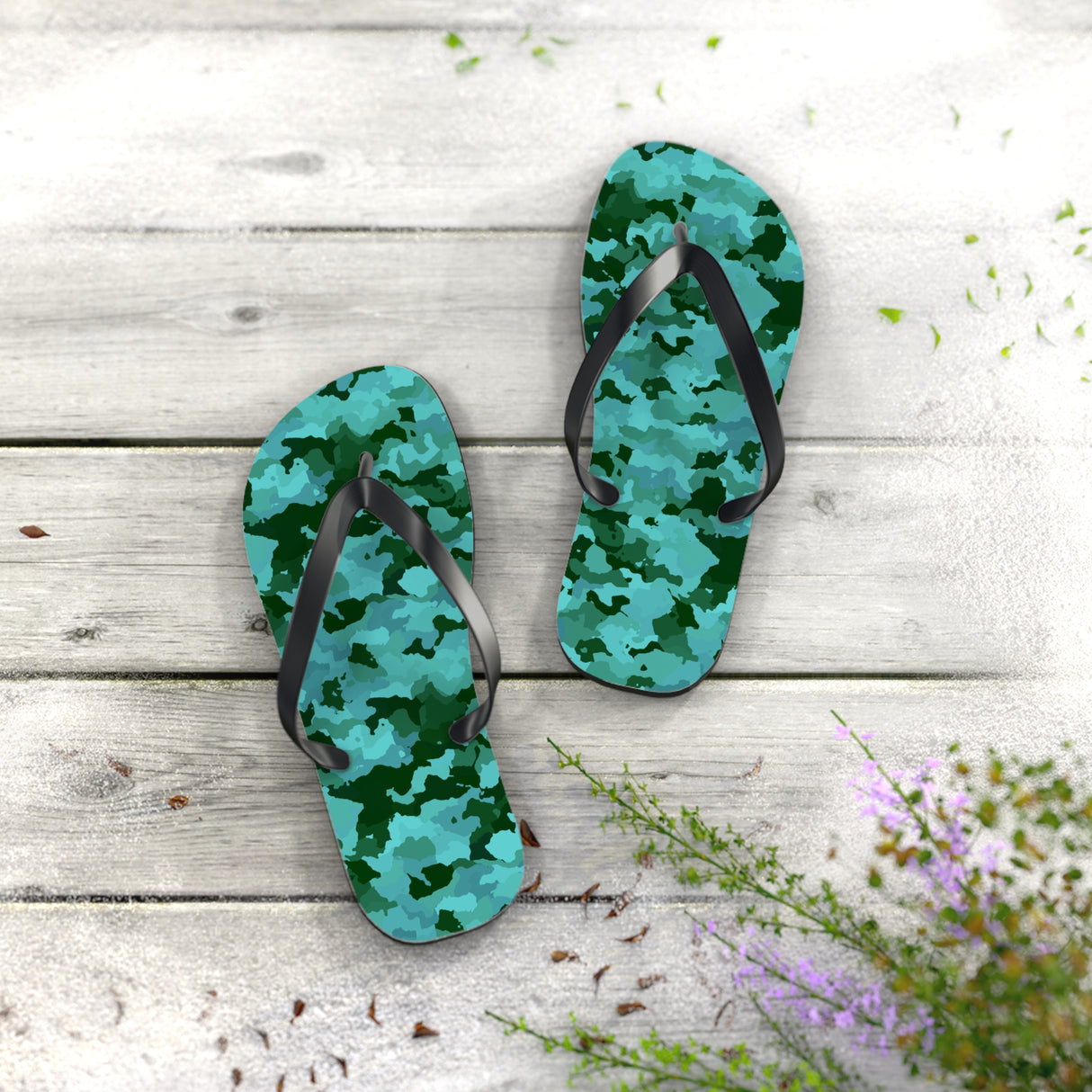 Camouflage Flip Flops