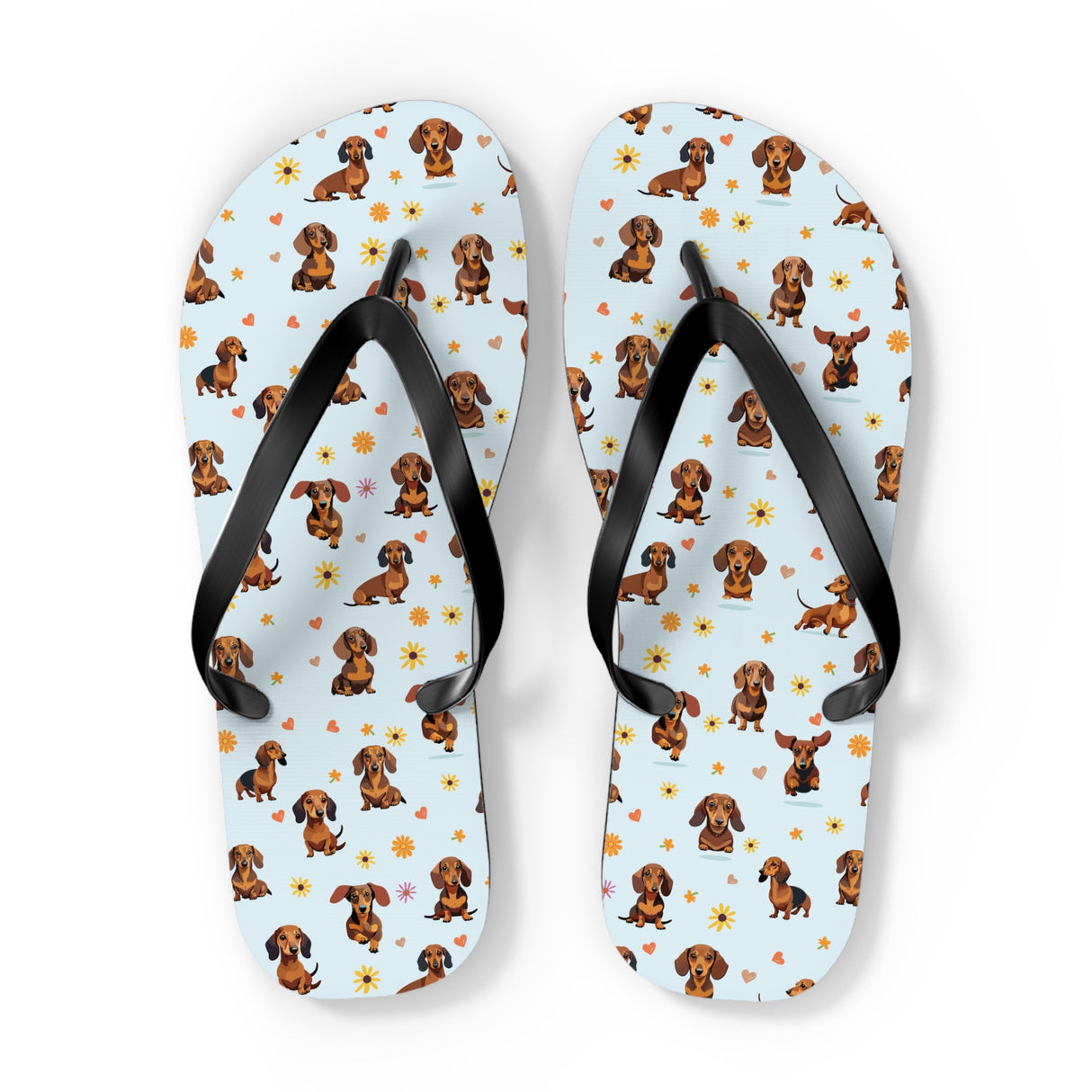 Dachshund Flip Flops