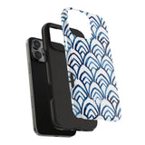 STUBBIE Phone Case for Apple iPhone - Blue Art Deco Phone Case