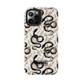STUBBIE Phone Case for Apple iPhone - Black Snake Phone Case