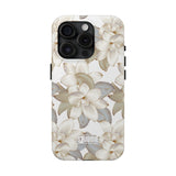 STUBBIE Phone Case for Apple iPhone - White Flowers Phone Case