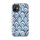 STUBBIE Phone Case for Apple iPhone - Blue Art Deco Phone Case