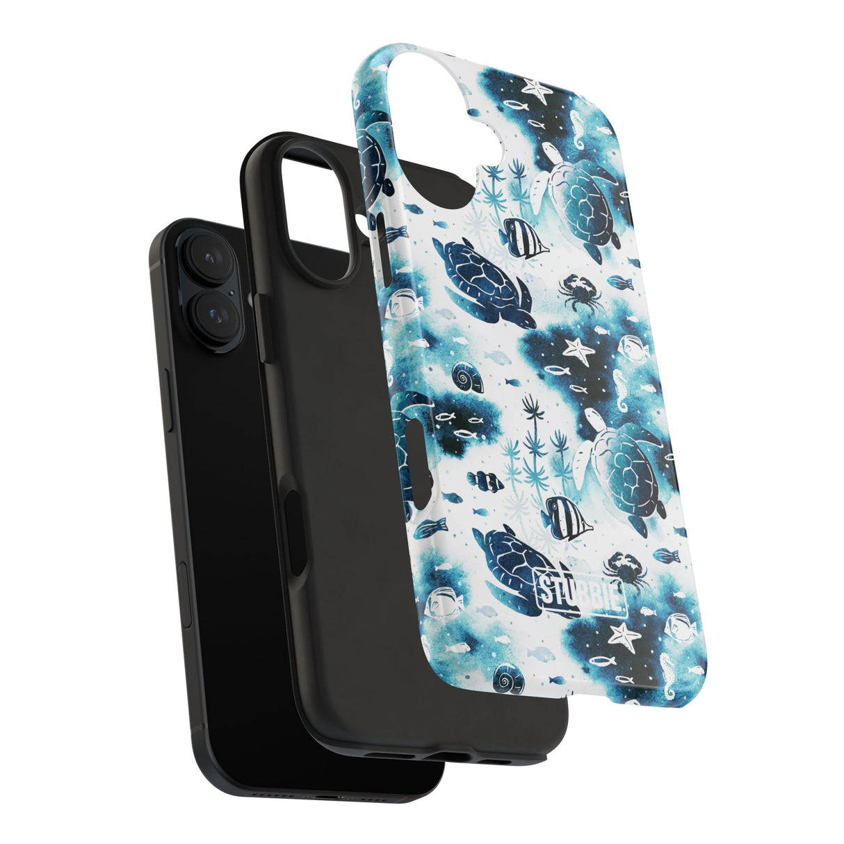 STUBBIE Phone Case for Apple iPhone - Fish And Turtle Phone Case