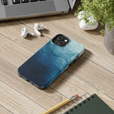 STUBBIE Phone Case for Apple iPhone - Blue Marble Phone Case