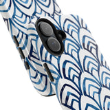 STUBBIE Phone Case for Apple iPhone - Blue Art Deco Phone Case