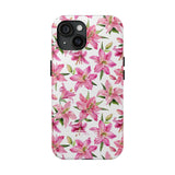 STUBBIE Phone Case for Apple iPhone - Pink Lily Flower Phone Case