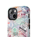 STUBBIE Phone Case for Apple iPhone - Travel Stamp Stubbie