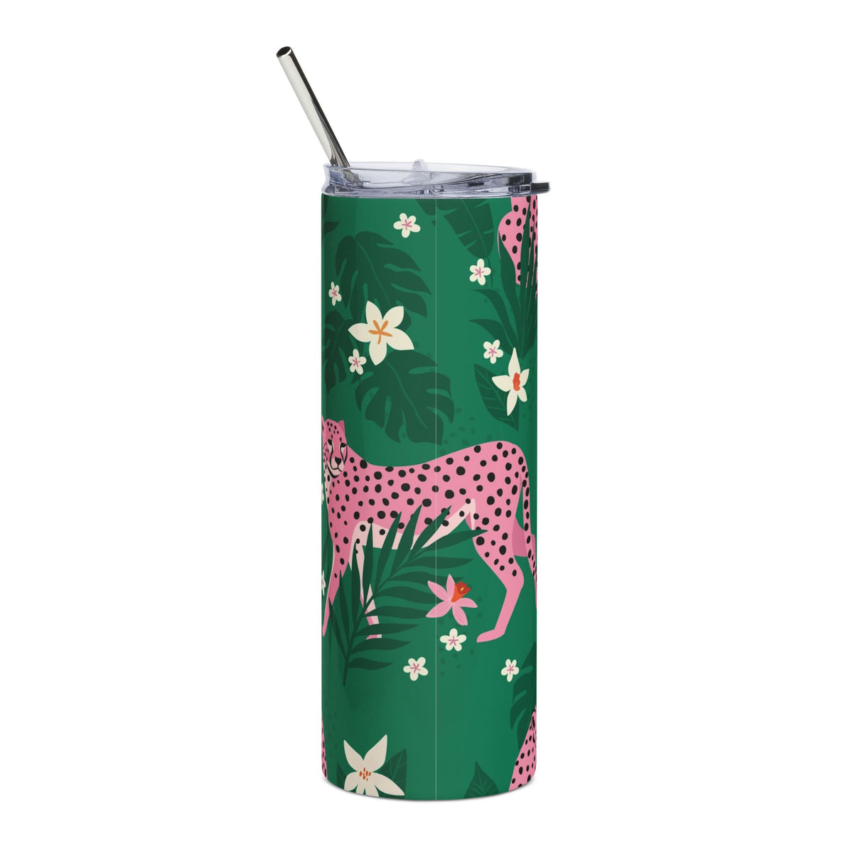 STUBBIE Stainless Steel Tumbler, 20oz - Cheetah  STUBBIE