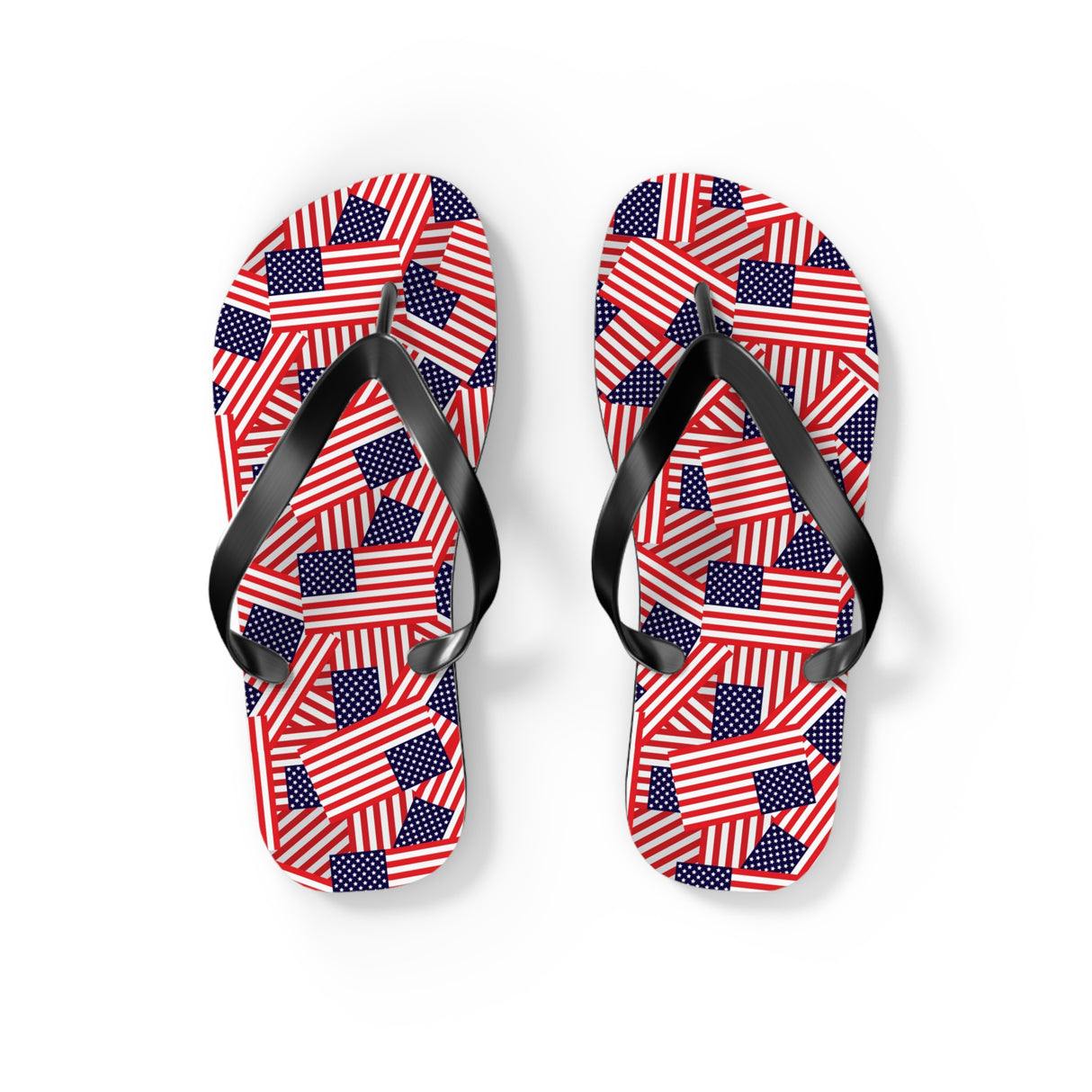 Mini American Flag Flip Flops