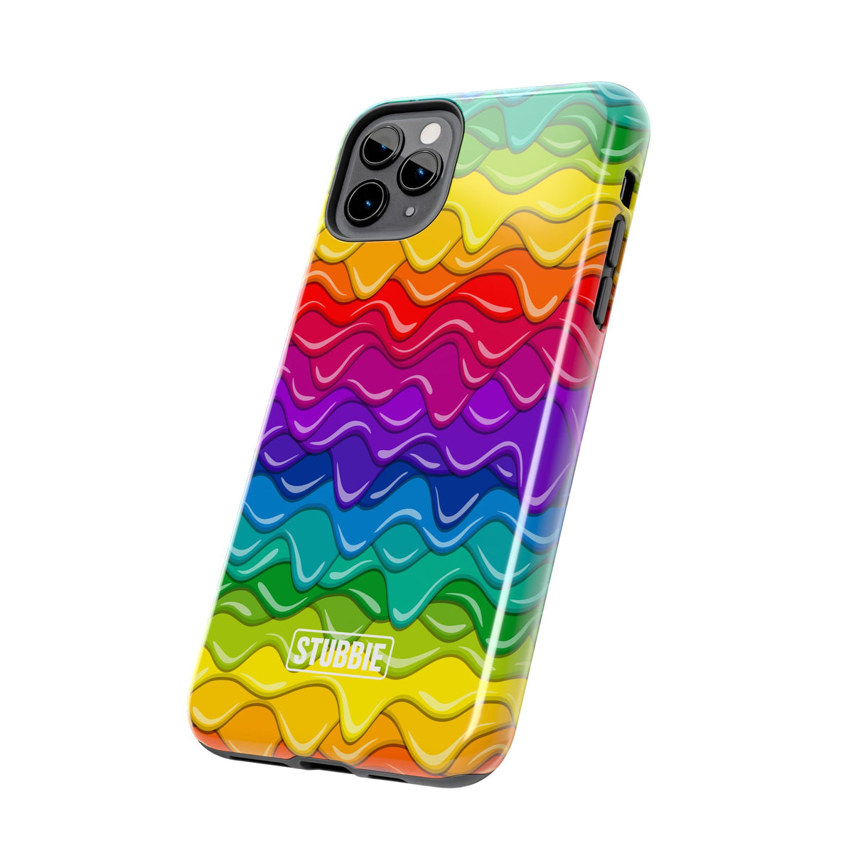 STUBBIE Phone Case for Apple iPhone - Rainbow Cake Phone Case