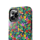 STUBBIE Phone Case for Apple iPhone - Hiding Jungle Birds Stubbie