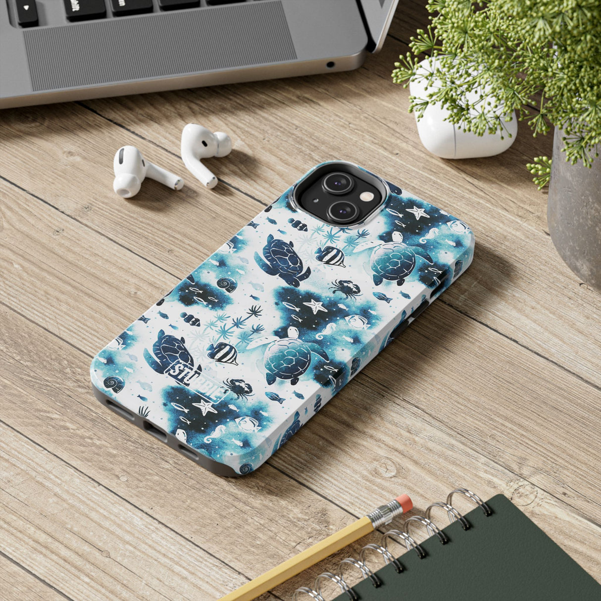 STUBBIE Phone Case for Apple iPhone - Fish And Turtle Phone Case