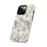 STUBBIE Phone Case for Apple iPhone - White Flowers Phone Case