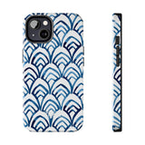 STUBBIE Phone Case for Apple iPhone - Blue Art Deco Phone Case