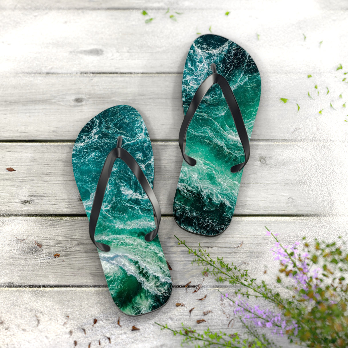 STUBBIE Flip Flops - Making Waves STUBBIE