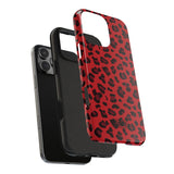 STUBBIE Phone Case for Apple iPhone - Red Leopard Phone Case