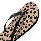 Cheetah Print Flip Flops