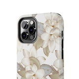 STUBBIE Phone Case for Apple iPhone - White Flowers Phone Case