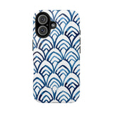 STUBBIE Phone Case for Apple iPhone - Blue Art Deco Phone Case
