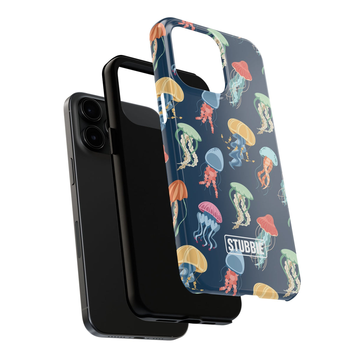 STUBBIE Phone Case for Apple iPhone - Jellyfish Stubbie