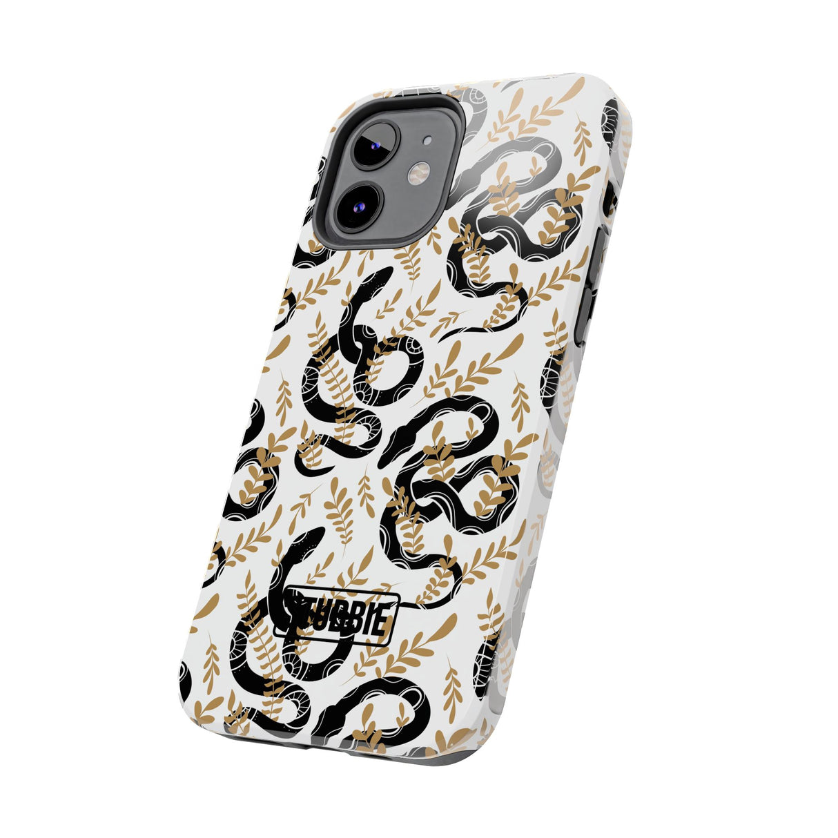 STUBBIE Phone Case for Apple iPhone - Black Snake Phone Case