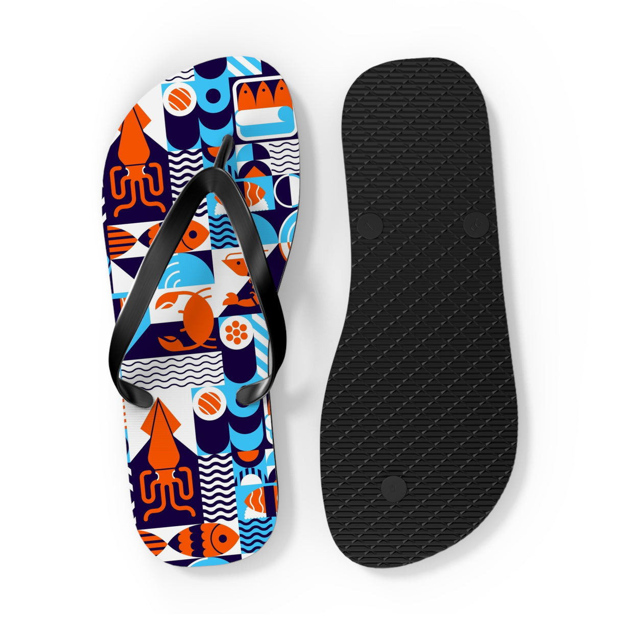 STUBBIE Flip Flops - Something Fishy STUBBIE
