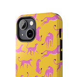STUBBIE Phone Case for Apple iPhone - Pink Cheetah Phone Case