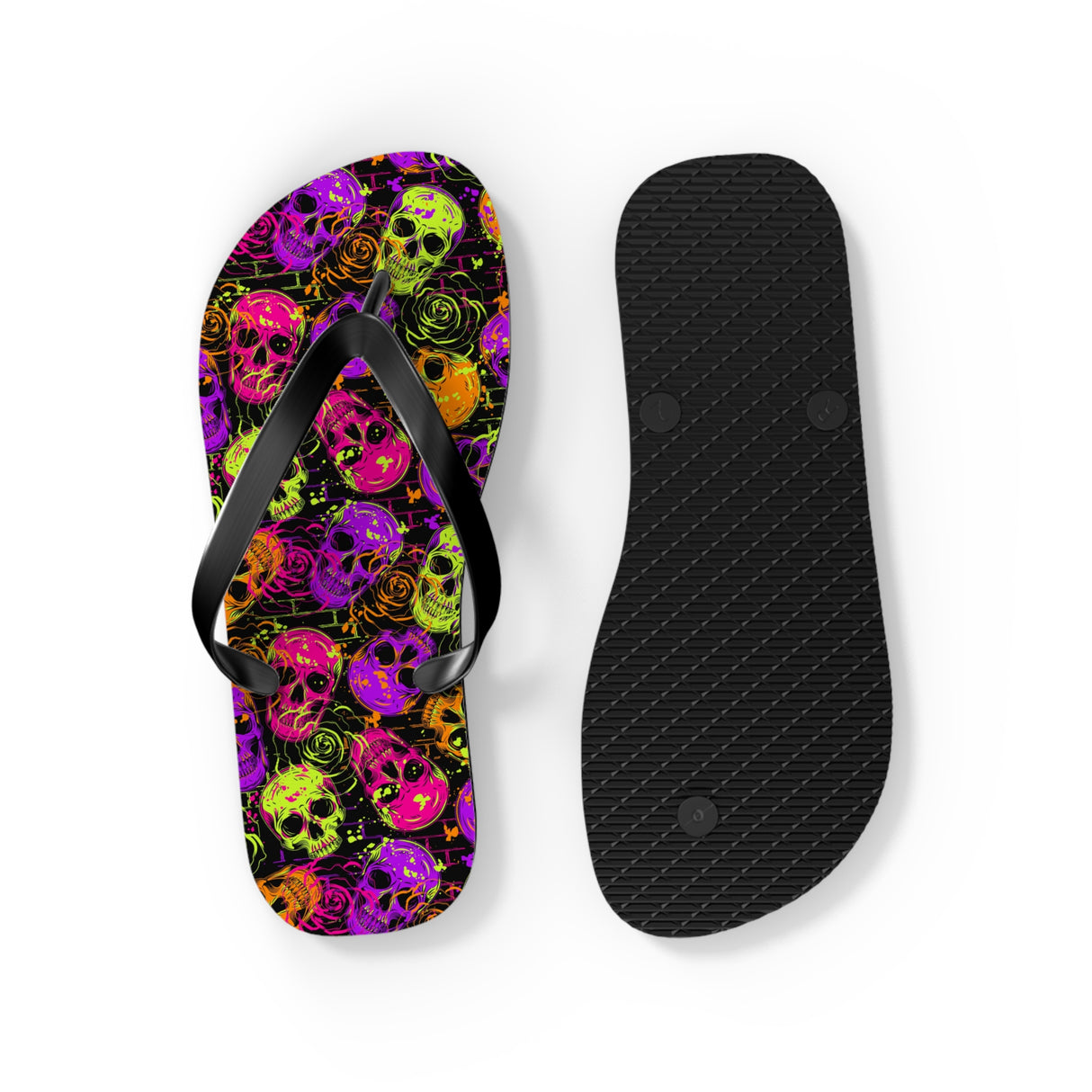 Flip Flops With Skulls