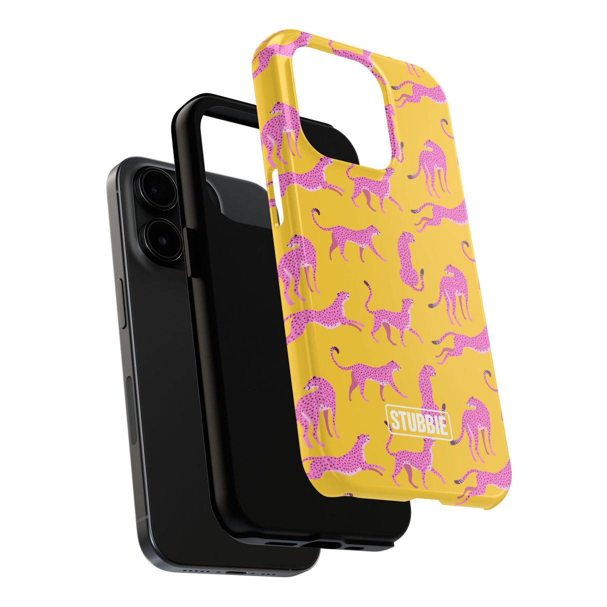 STUBBIE Phone Case for Apple iPhone - Pink Cheetah Phone Case