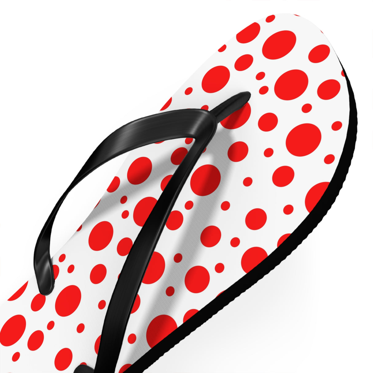 Red Polka Dot Flip Flops