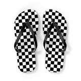 Black Square Flip Flops