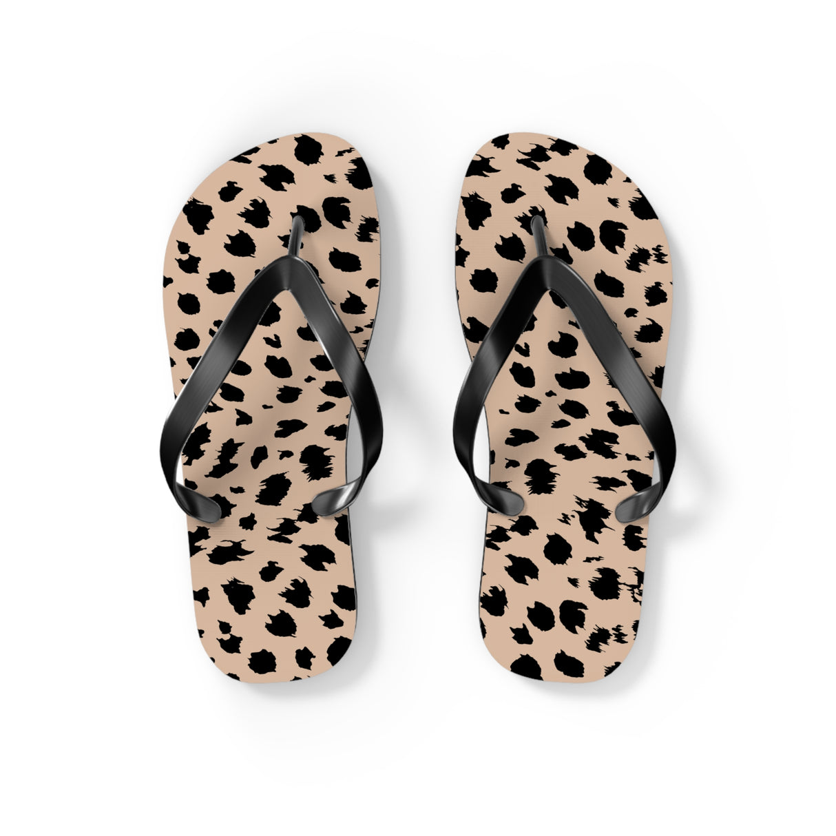 Cheetah Print Flip Flops