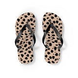 Cheetah Print Flip Flops