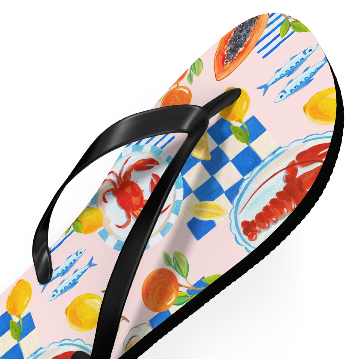 STUBBIE Flip Flops - Italian Summer Seafood STUBBIE