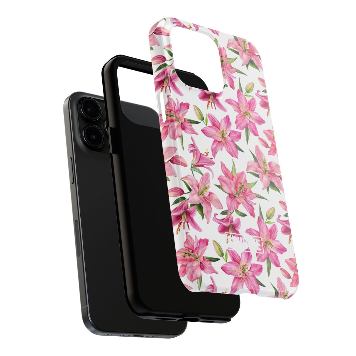 STUBBIE Phone Case for Apple iPhone - Pink Lily Flower Phone Case