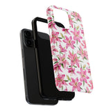 STUBBIE Phone Case for Apple iPhone - Pink Lily Flower Phone Case