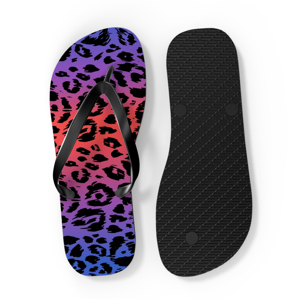 STUBBIE Flip Flops - Disco Leopard STUBBIE