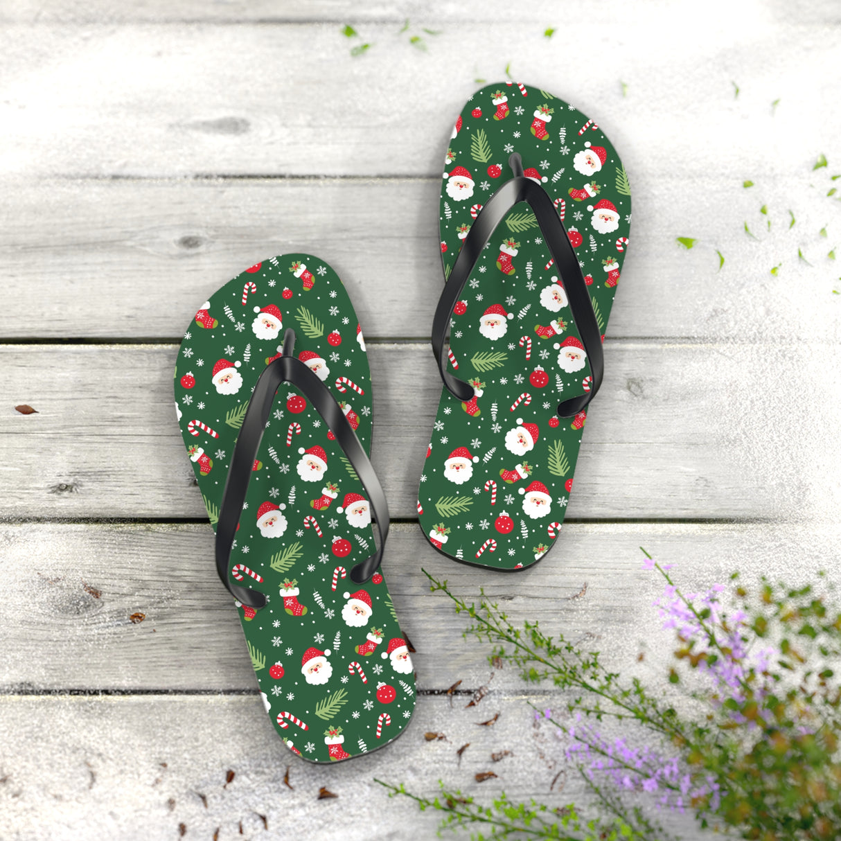 Christmas Flip Flops