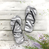 Silver Flip Flops
