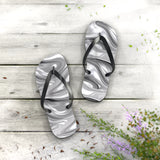 Silver Flip Flops