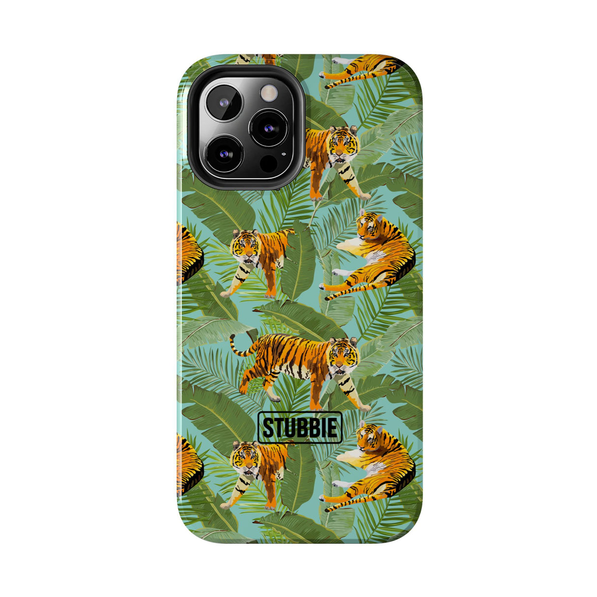STUBBIE Phone Case for Apple iPhone - Jungle Tiger Stubbie