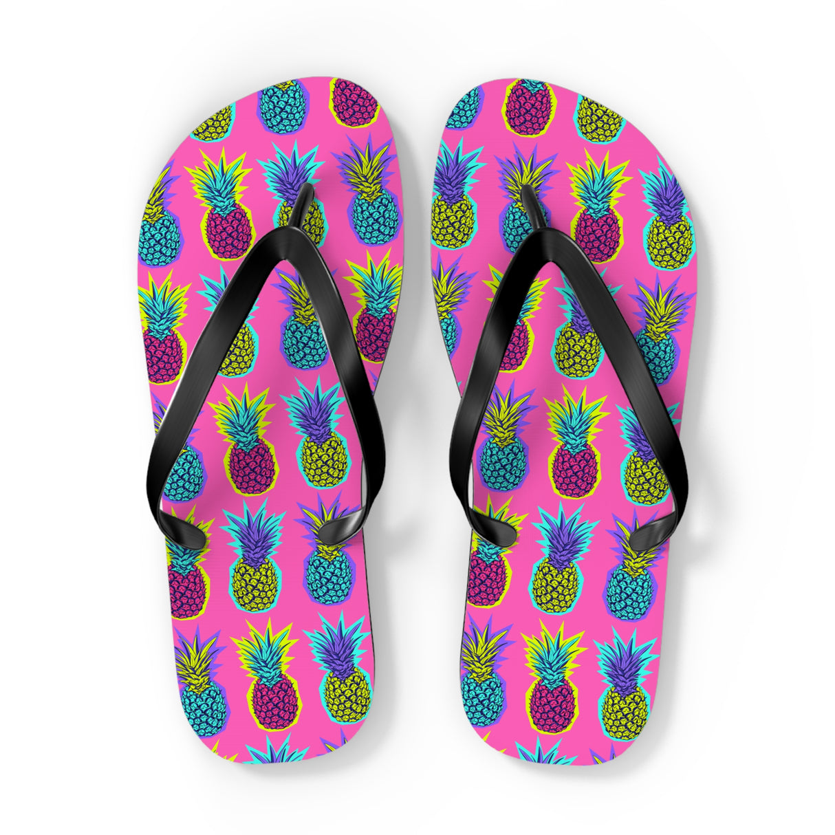 Pineapple Flip Flops