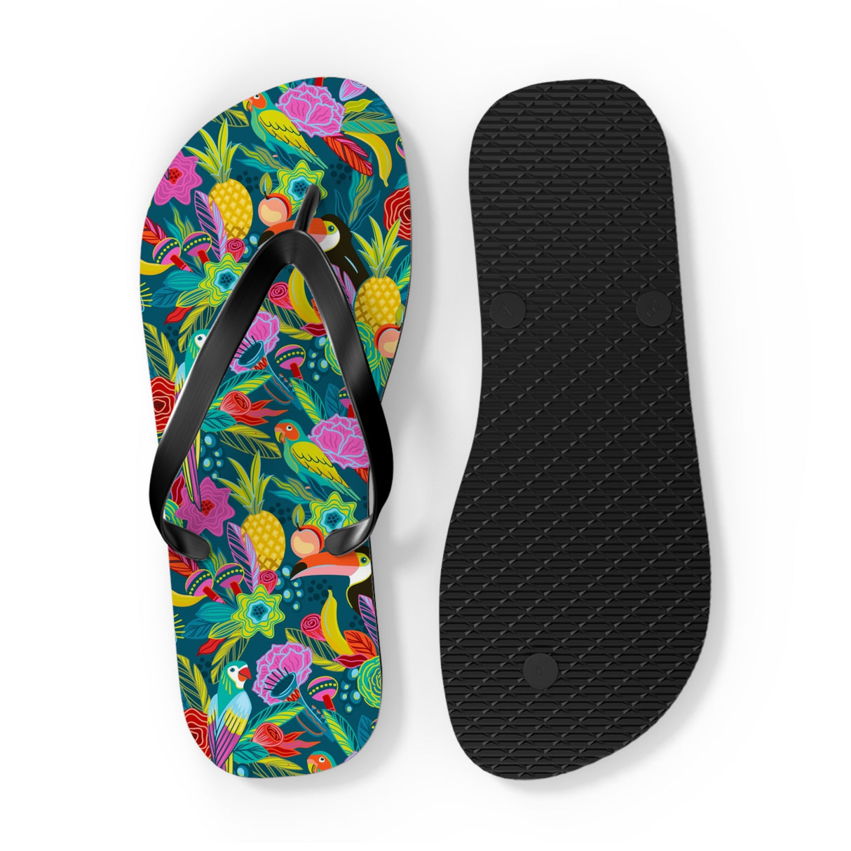 STUBBIE Flip Flops - Hiding Jungle Birds STUBBIE